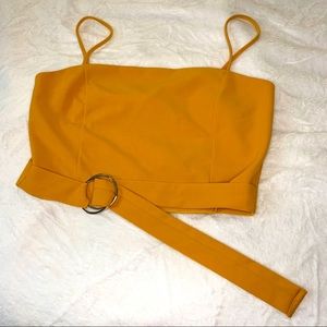 Spaghetti strap crop top